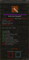 Gilded Kuthcheman Longsword