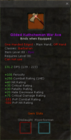 Gilded Kuthcheman War Axe