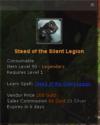 Steed of the Silent Legion