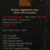 Exotic Highlord's Axe