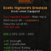Exotic Highlord's Greataxe