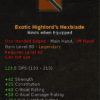 Exotic Highlord's Hexblade