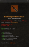 Exotic Highlord's Hexblade