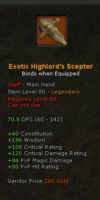 Exotic Highlord's Scepter