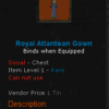 Royal Atlantean Gown
